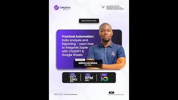 Data Analysis and Reporting - Learn how to integrate Zapier with ChatGPT & Google Sheets
