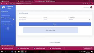 DEMO APLIKASI MANAJEMEN KEUANGAN - APLIKASI CASHFLOW CLASS BERBASIS WEB