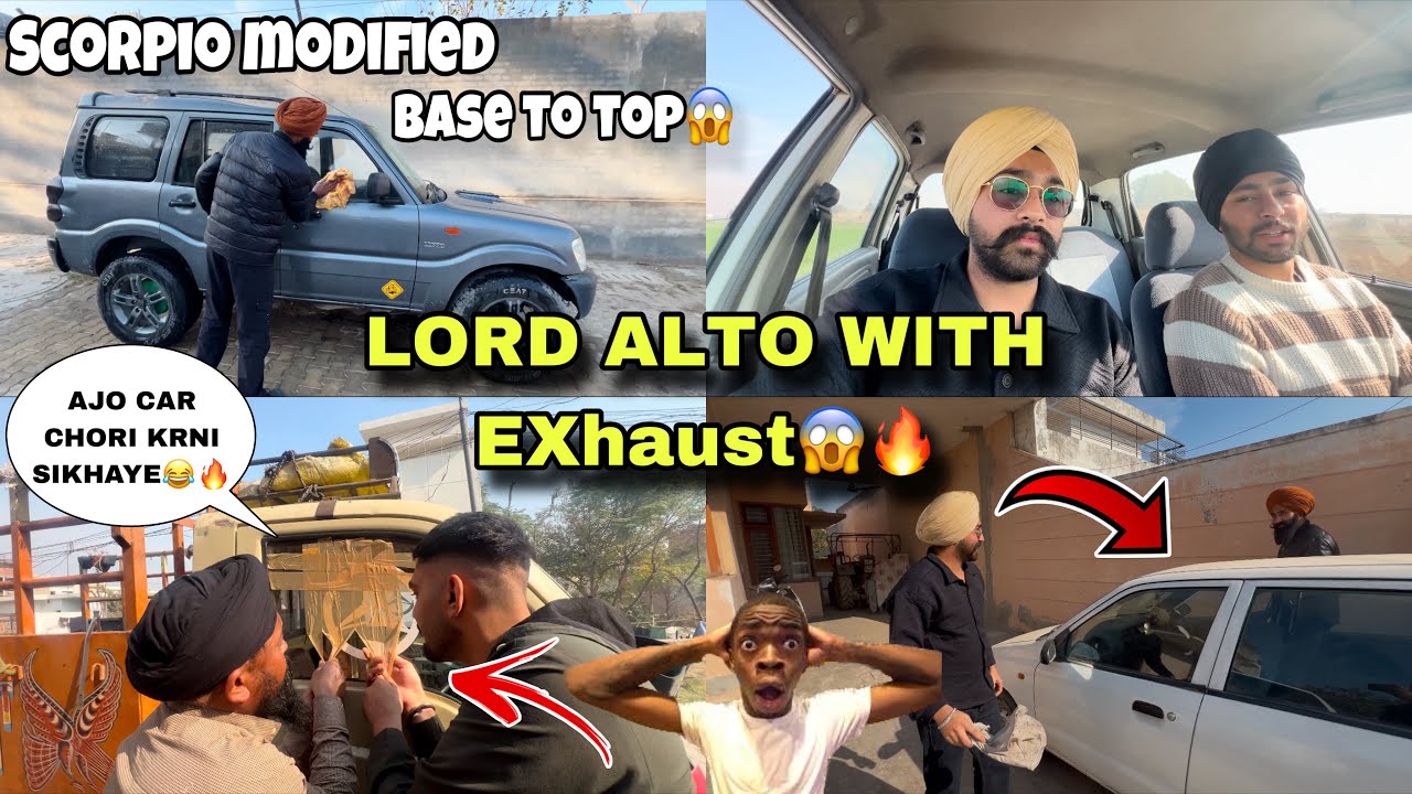 ALTO TE EXHAUST LGATA😱 ~ AJOO CAR CHORI KRNI SIKHAYE🤣🔥 || Prabh Buttar🔥