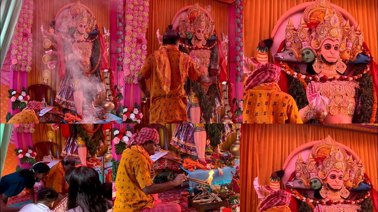 Bajrangbali pujo 2025 - আমাদের পাড়ার বজরংবলী পুজো - Animesh's Life