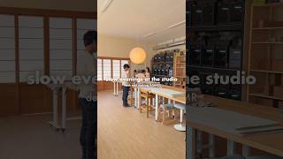 slow evenings at the studio making desk mat orders 📦✨