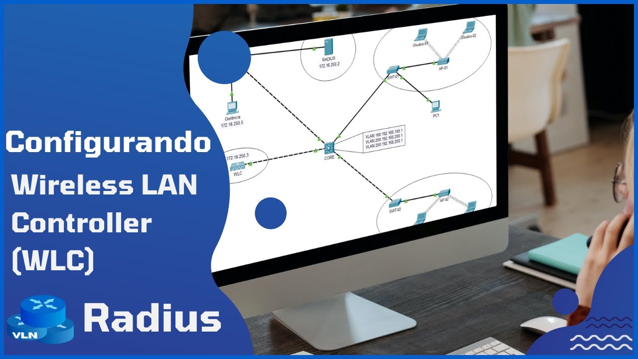 Como configurar Rede Wireless com WLC e Radius - YouTube