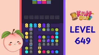 Knit Out Level 649 Walkthrough | VERY HARD 🔥 🔥 | Full Gameplay | HD