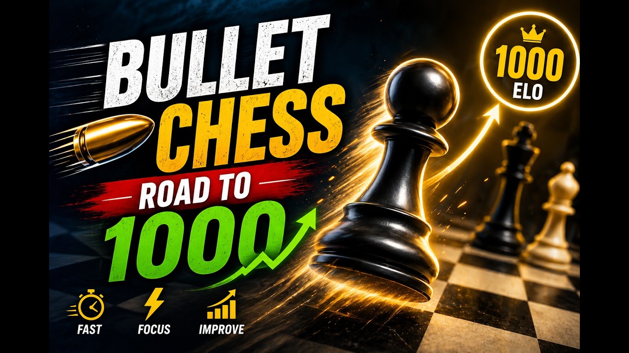 Bullet Chess Road to 1000 ELO 🚀 | Fastest Rating Climb Begins! EP 1 ...