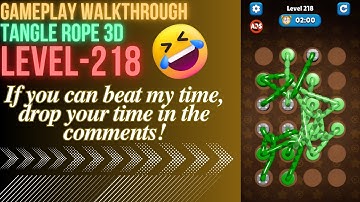 TANGLE ROPE 3D : LEVEL 218 WALKTHROUGH