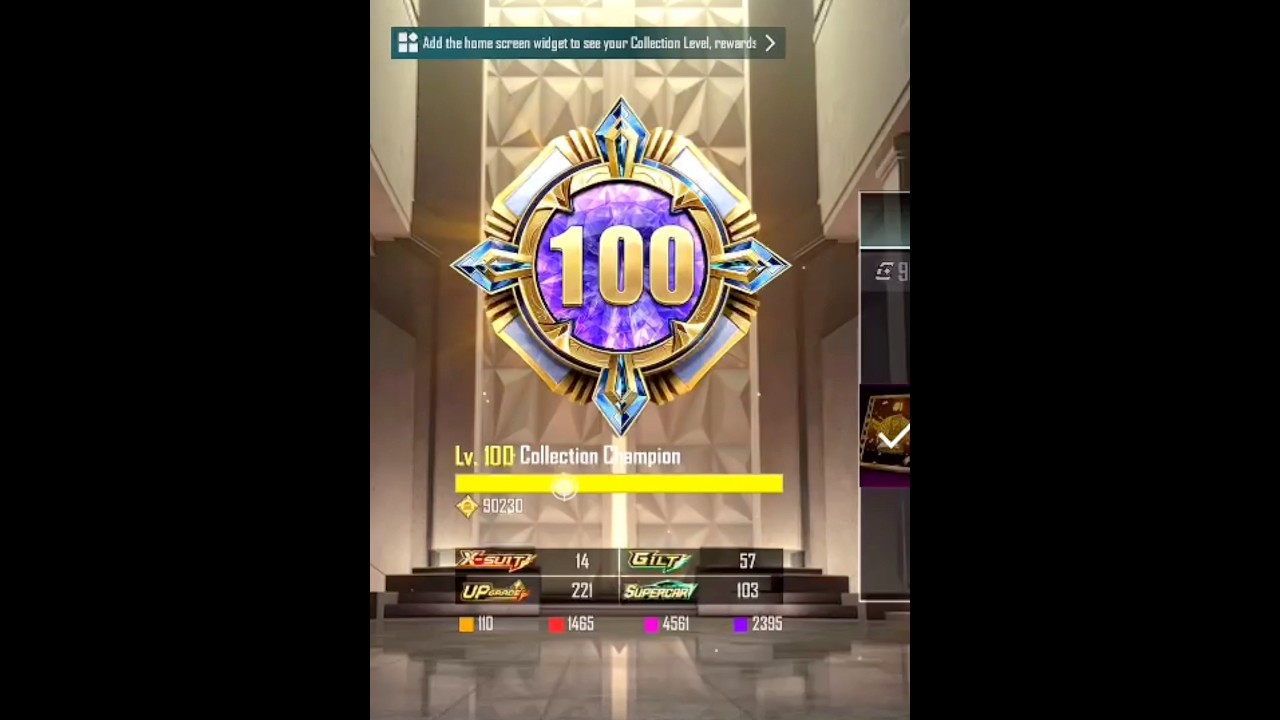 World First 100 Collection lvl Account ☠️