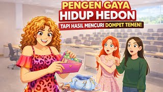 A PICK ME GIRL STEALS HER OWN FRIEND'S MONEY TO LIVE A HEDONIAN LIFE! | ANIMATED DRAMA