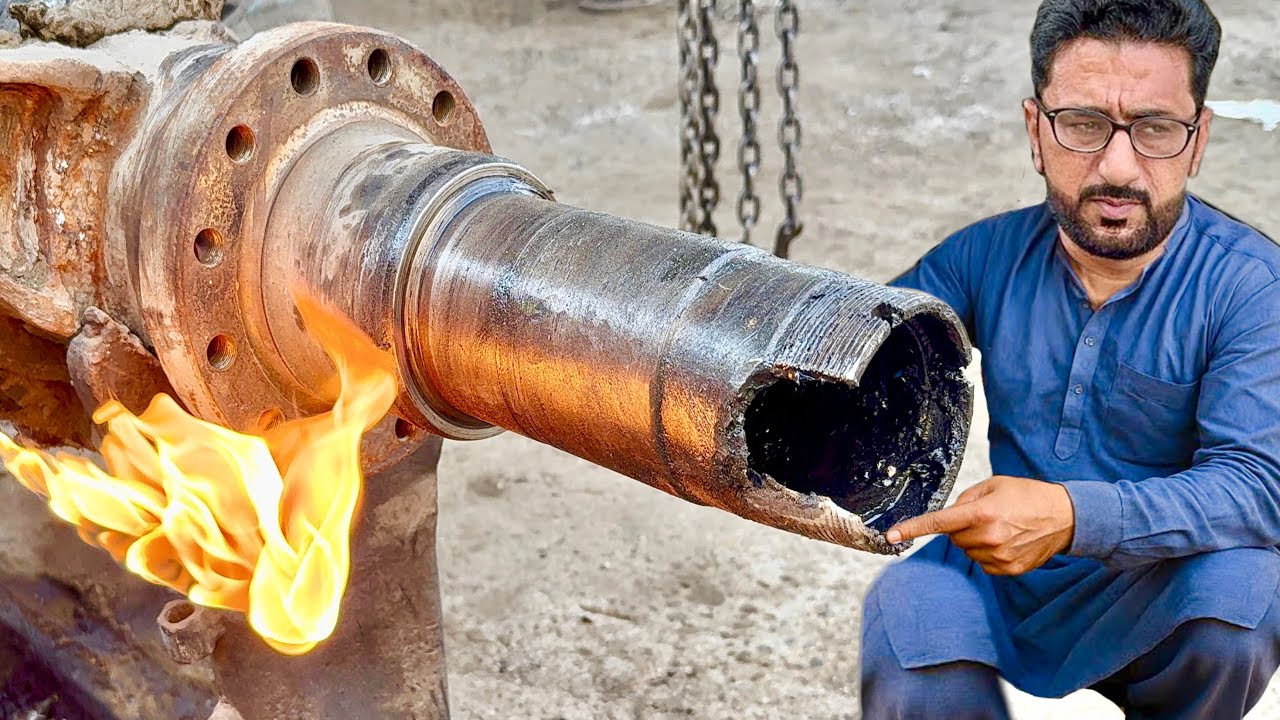 Truck Spindle Broken in a Strange Place Unexpected Breakdown Repair