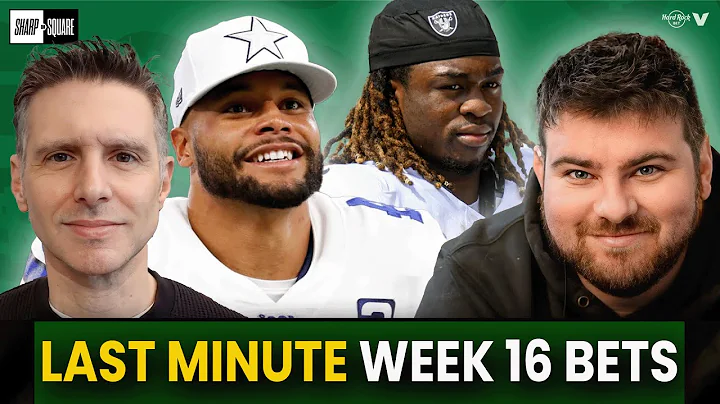 FINAL WEEK 16 BETS - Bucs-Panthers, Chargers-Cowboys, Jaguars-Broncos, Patriots-Ravens, Jets-Saints