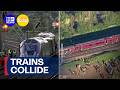 One dead, multiple injured after train collision in England’s east | 9 News Australia