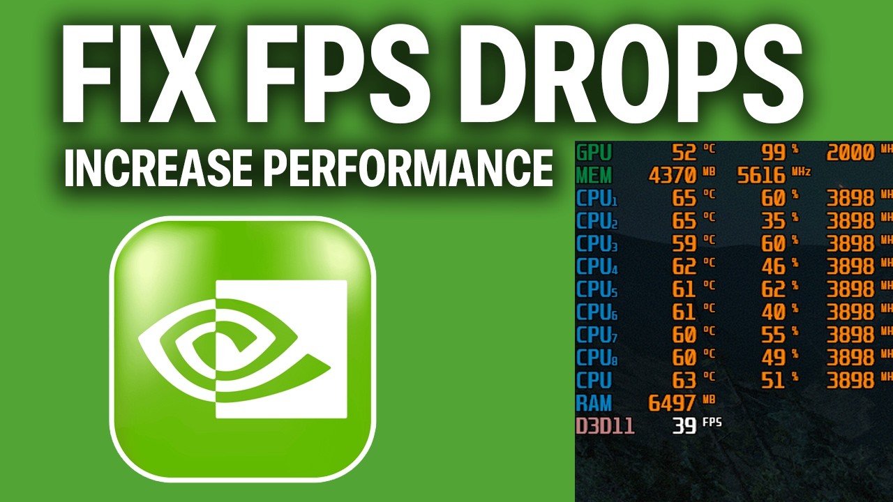 How To Properly Fix NVIDIA FPS Drop & Performance Issues - YouTube