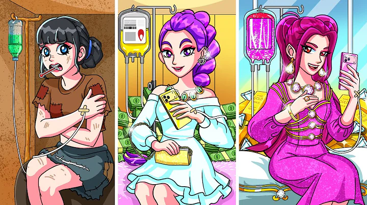 KPop Demon Hunters: Poor vs Rich vs Giga Rich in The Hospital | KPop Demon Hunters Animation