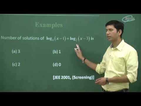 Maths IIT Logarithm by Manoj Chauhan Sir