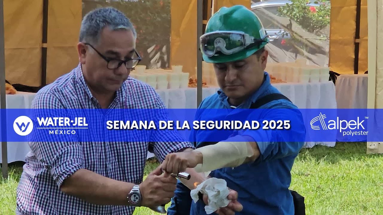 Water-Jel México presente en la "Semana de la seguridad 2025" - Alpek Polyester