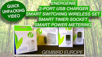 Quick unpacking video: Energenie - 4 products