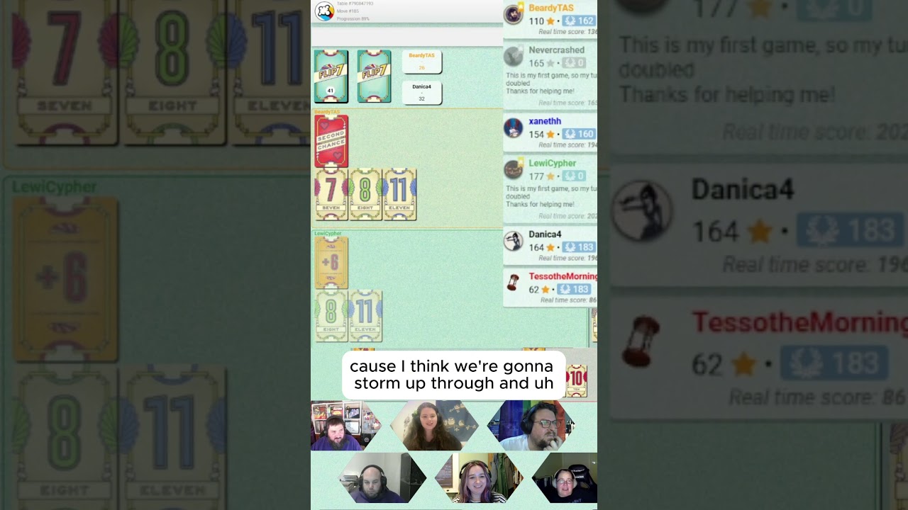 FLIP. THAT. 7! #boardgames #flip7 #boardgamearena