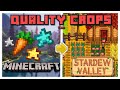 STARDEW VALLEY CROPS in MINECRAFT 1.20.1! (Quality Crops 1.20.1)