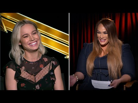 "Captain Marvel's" Brie Larson wants Nia Jax in a WWE ring