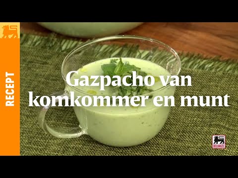 Video: Komkommer, Munt En Pepersalade