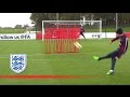 England U21 free kick and finishing skills | Inside Training
