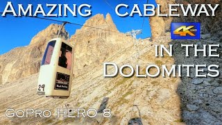Amazing Cableway Langkofel - Solungo In The Dolomites 4K