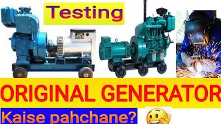 Original Generator Kaise Pehechane।। Load Testing For Welding।।