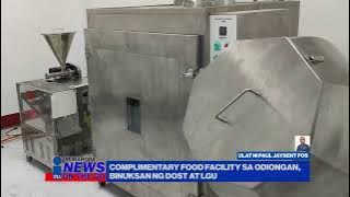 DOST, LGU opens complementary food production facility in Odiongan