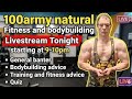 "T&amp;J's  100army natural Fitness &amp; Bodybuilding is live"
