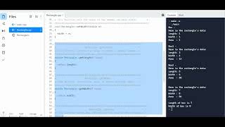 Rectangle Class - Inline / Constant Member Functions