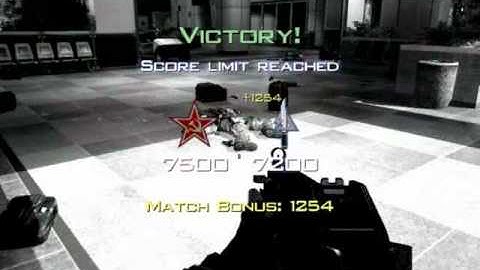 MW3 Final Stand! - Final game kill on person in final stand