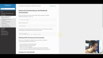 zipline-trader setting up research environment