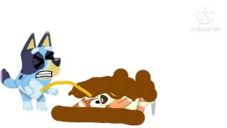 Bluey Walks Past Farts Poops And Pees