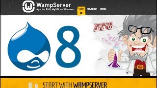 How to Install Drupal 8.2.7 on Windows: WAMP server. On windows 7