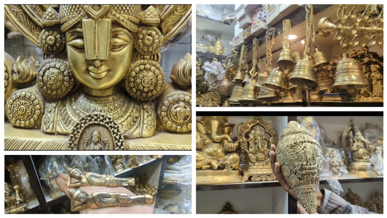 Chickpet Bangalore Wholesale Brass Puja Items Gift Items Home Decor