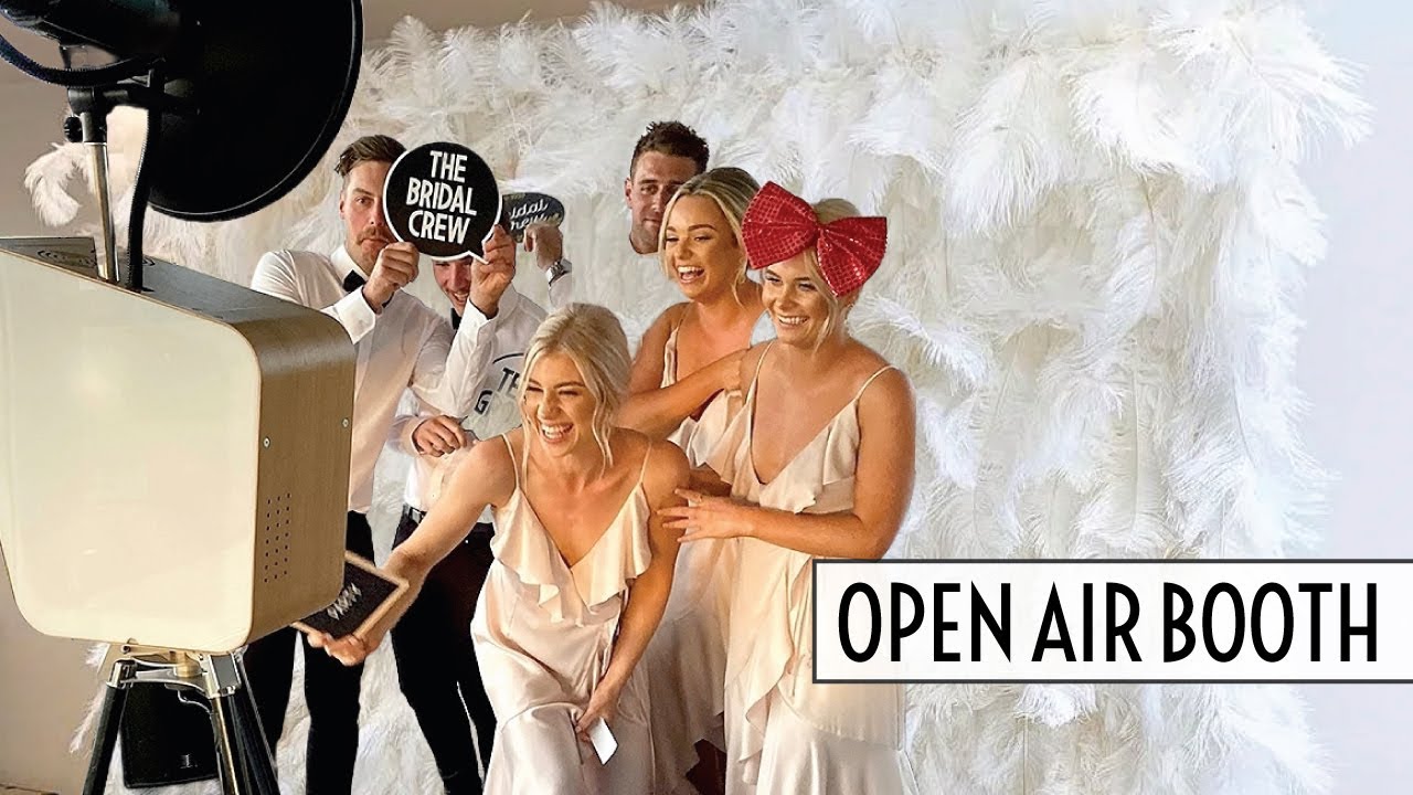 Open-Air Photo Booth | Charleston Booth Company Photo Booth Rental