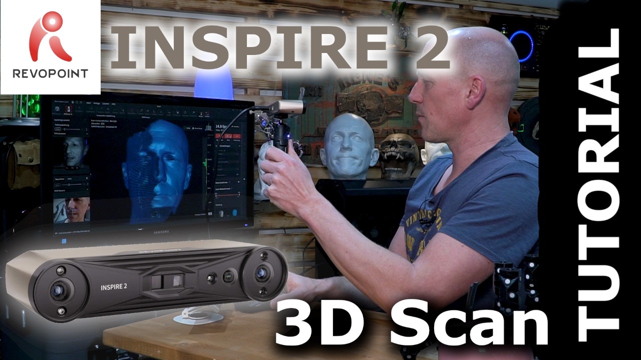 3D Scanner Revopoint INSPIRE 2 - Tutorial - YouTube