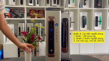 HƯỚNG DẪN CÀI ĐẶT KHÓA VÂN TAY CỬA GỖ VÀ APP TUYA