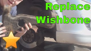 How To Replace The Wishbone Control Arm Ball Joint