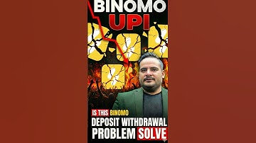 Binomo UPI Deposit & Withdrawal Problem Solved? 😱 #Shorts #UPI #tradingnews #trading #viralvideo