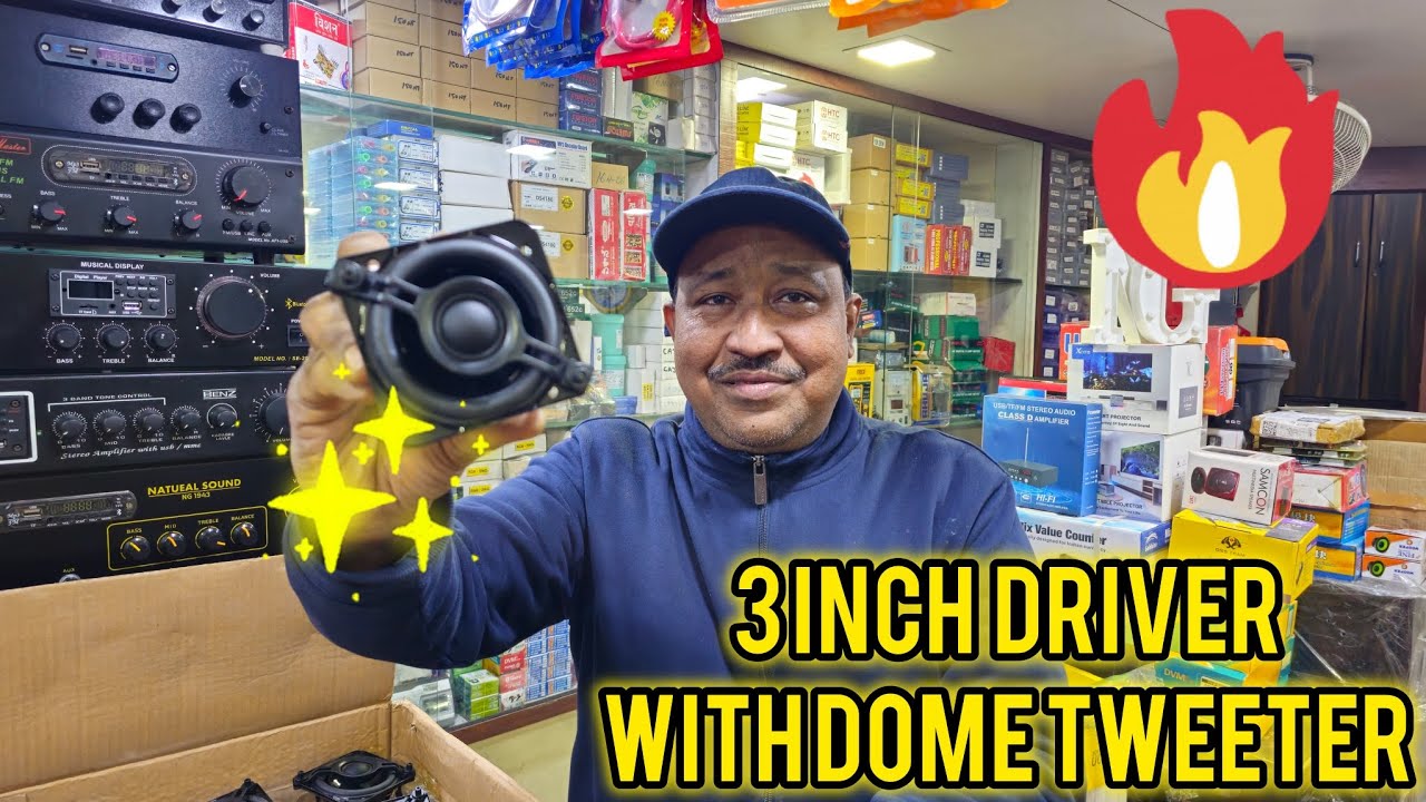 3-дюймовый динамик с купольным твитером, очень высокое качество! 🔊✨ Для получения дополнительной ...
