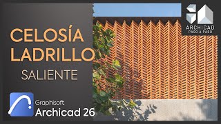 MURO LADRILLO SALIENTE | ✅Guía de Modelado | Archicad 26 | 2022