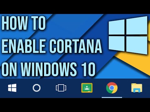 How To Enable Cortana on Windows 10