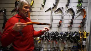 A quick run through the range of Petzl Ice Axes