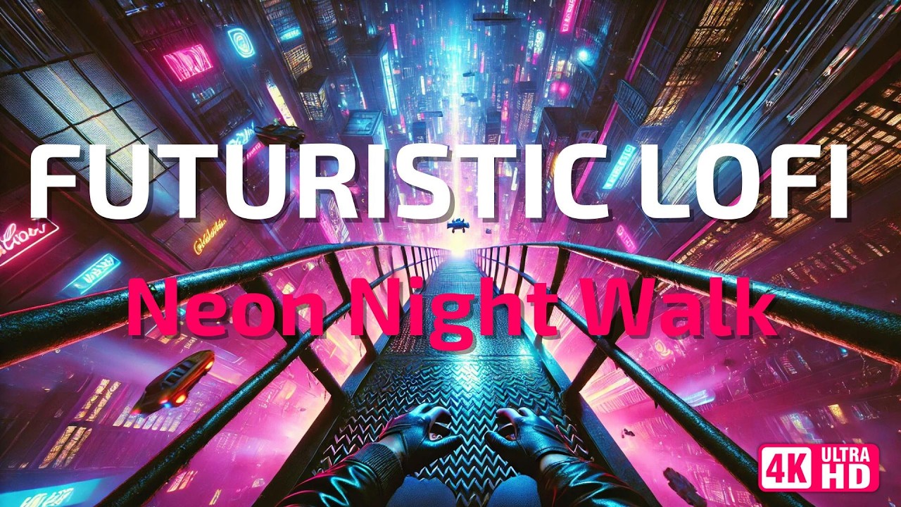 Futuristic Lofi • Neon Night Walk • Connection Lost [4K]