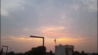 Beautiful Sunset View 🌅 | Nature's Golden Evening | Relaxing Sky Timelapse