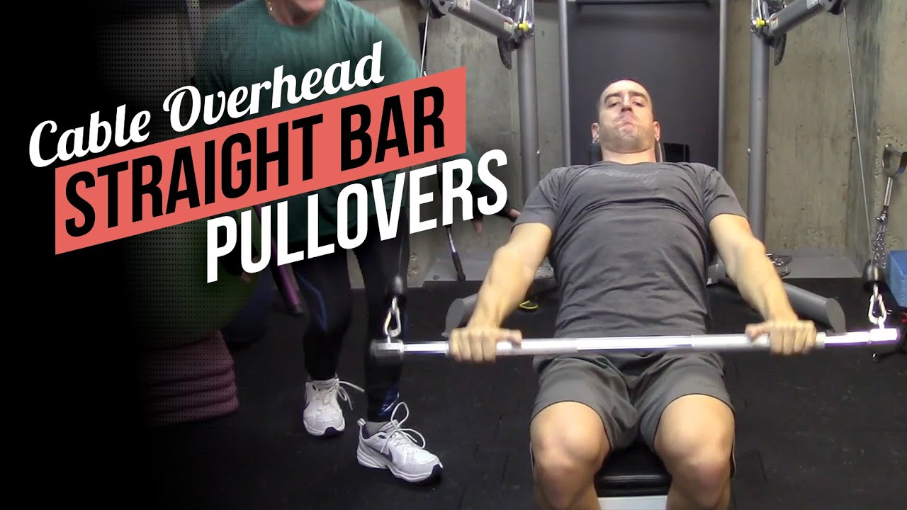 Best Cable Exercises for Back! Cable Machine Straight Arm Pullovers for
