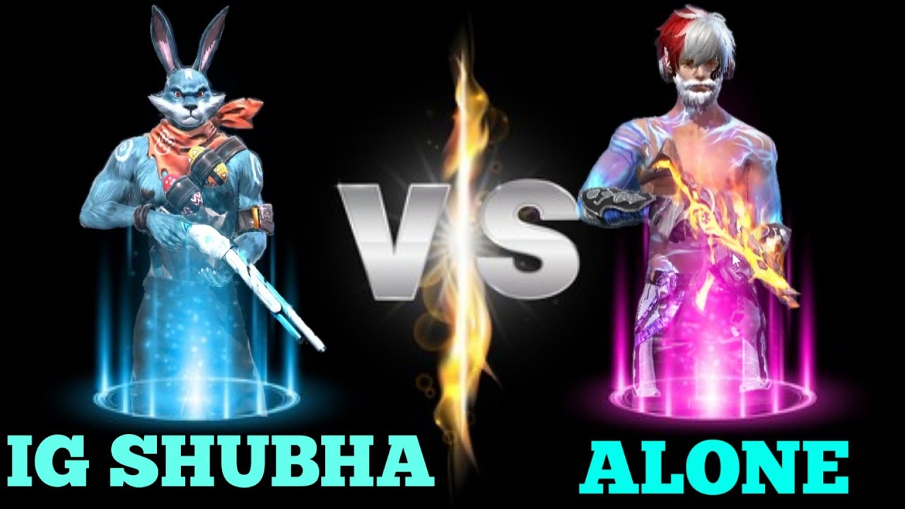 IG SHUBHA VS ALONE || WORLD FASTEST PLAYER VS 2GB PLAYER || BEST MTCH IN HISTORY || WHO WON??