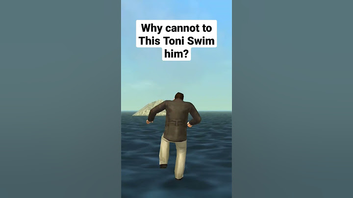 Why cannot to This Toni Swim him? GTA Liberty City Stories #shorts