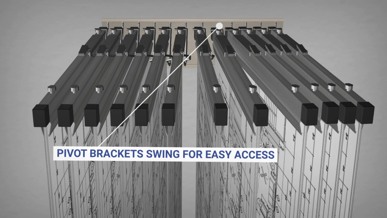 Brookside Design WRWH Heavy Duty Pivot Wall Rack with 12 Pivot Brackets ...