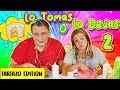 Lo Tomas O Lo Dejas Slime 2 ! Slime o tartazo !! Como Se Hace | Marta y David